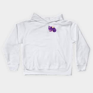 Unigon Chibi Purple Dragon Kids Hoodie